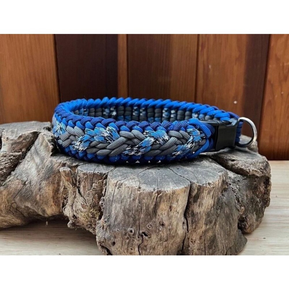 Fits 14 in. Neck Size, Quick Release Paracord Dog Collar